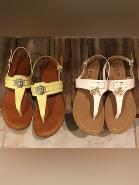 Tommy Hilfiger x GUESS Los Angeles Sandals Bundle (Size 6.5M)